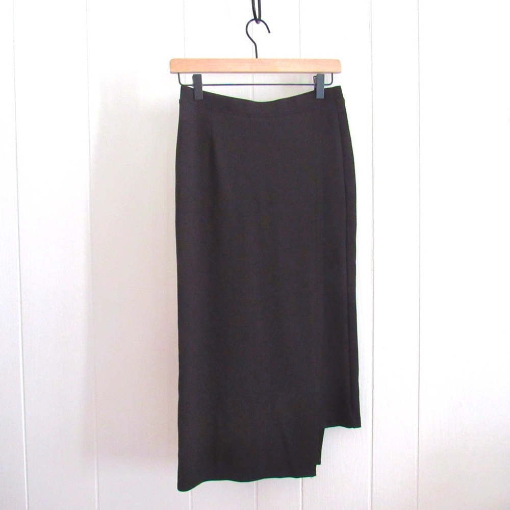 Betabrand Black The Sassiest Skirted Capri Cropped Leggings Size Small Pull On